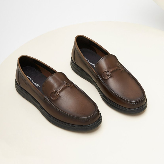 Pierre Cardin Men's Leather Business Loafers Y21G199H